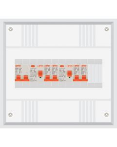 1 fase groepenkast met 4 lichtgroepen