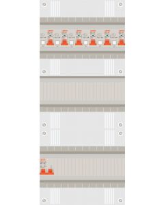 1 fase groepenkast met 6 aardlekautomaten