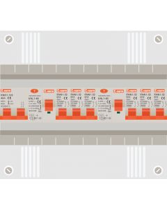 1 fase groepenkast met 6 lichtgroepen
