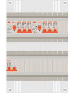 1 fase groepenkast met 6 lichtgroepen