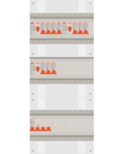 3 fase groepenkast met 10 lichtgroepen
