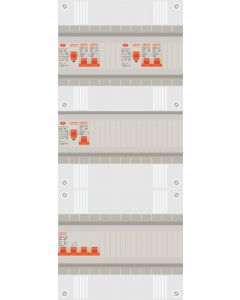3 fase groepenkast met 5 lichtgroepen