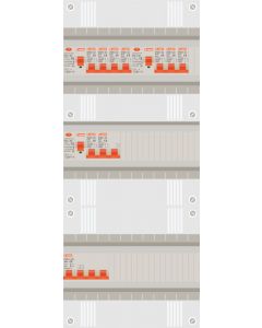 3 fase groepenkast met 8 lichtgroepen en kookgroep