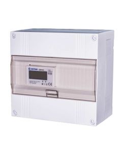 3 fase LCD modulaire kWh meter 100a in 12 modulen kast